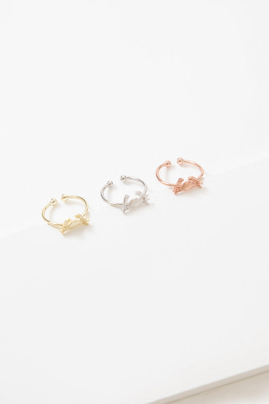 Maryland Crab Ring (18K & 24K Gold)
