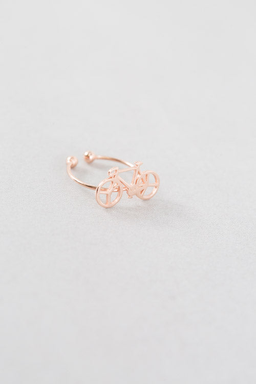 Bicycle Ring (18K Rose & 24K Gold)