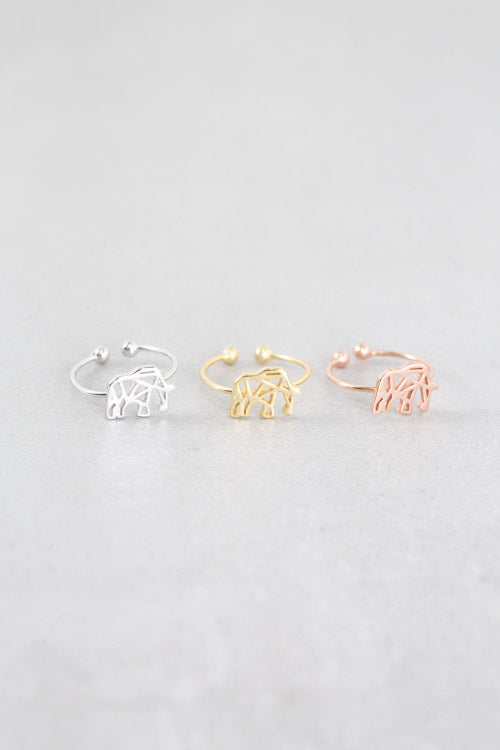 Elephant Ring (18K Rose & 24K Gold)