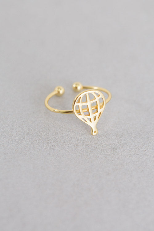 Hot Air Balloon Ring (18K Rose & 24K Gold)