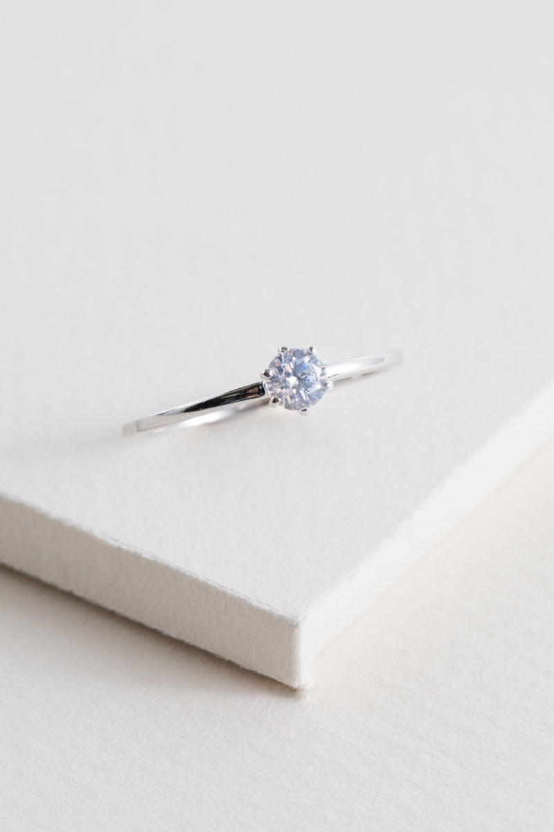 Solitaire Ring (sterl.)