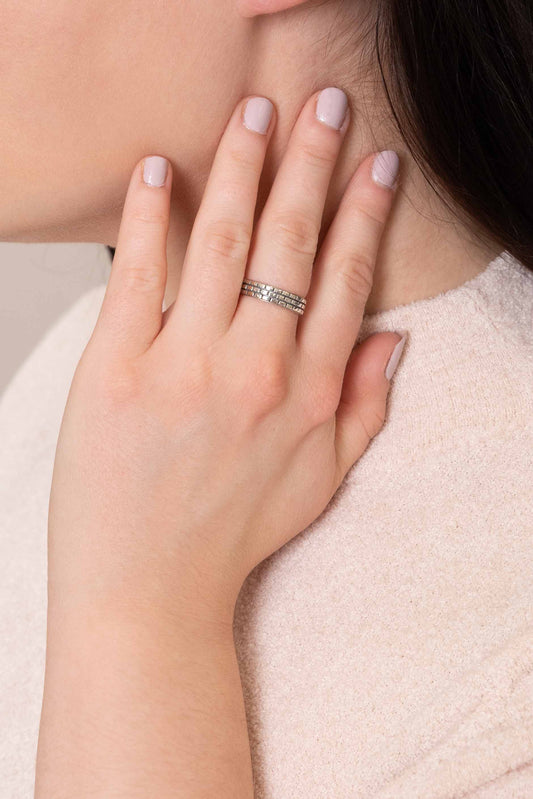 Cross Paths Ring (sterl.)