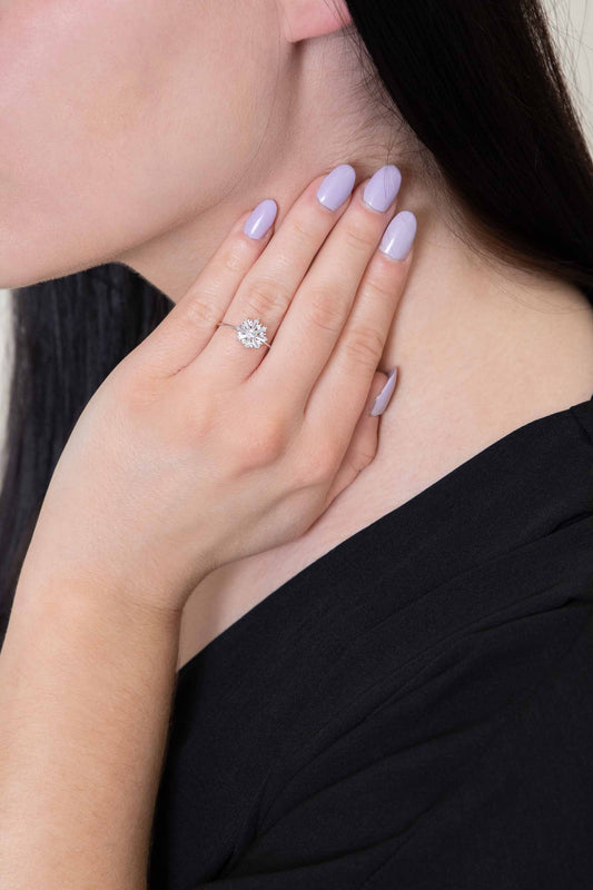 Flowers Sparkling Ring