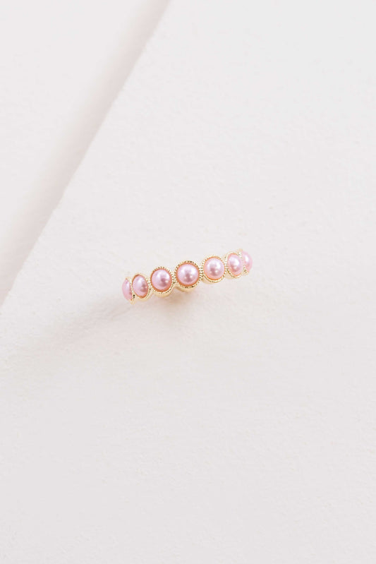 Ocean Pink Pearl Ring