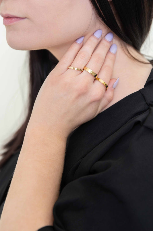 Step Up Ring Set (14K)