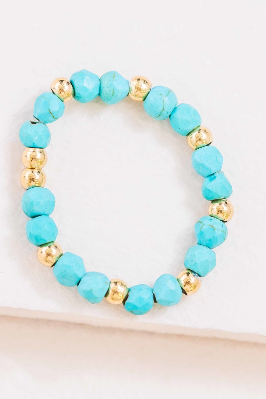 Awestruck Artist Beaded Ring | Turquoise (14K)