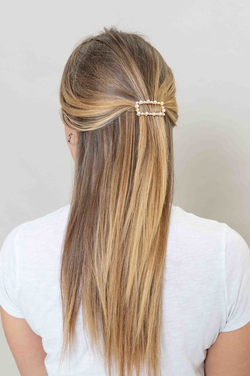 Prestige Pearl Square Hair Clip
