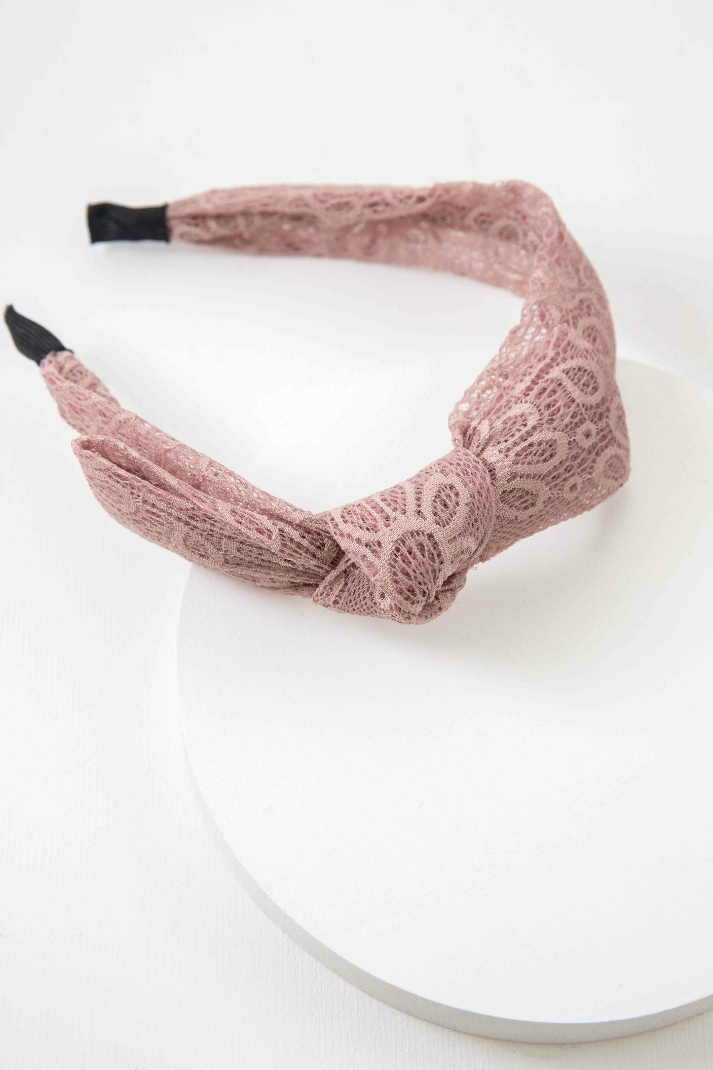 Lace Bow Hairband | Rose