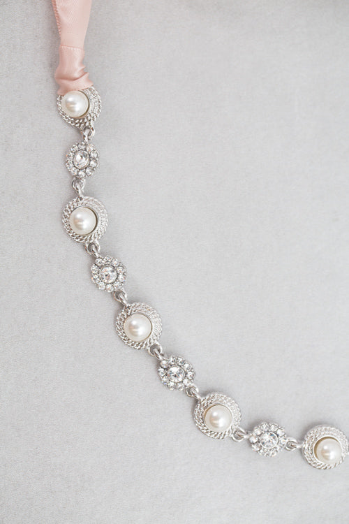 Pearl Crown Headpiece