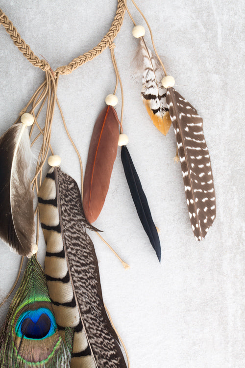 Feather Headband | Harvest Moon