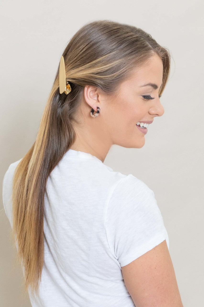 Glimmer Hair Clip | Gold