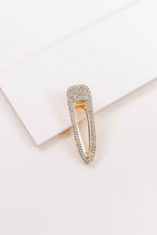 Shimmering Crystal Hair Clip