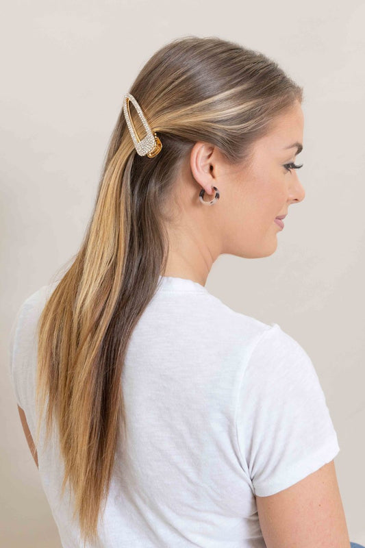 Shimmering Crystal Hair Clip