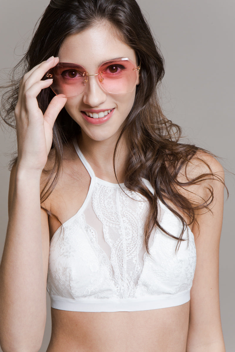 Skyline Retro Sunglasses | Pink