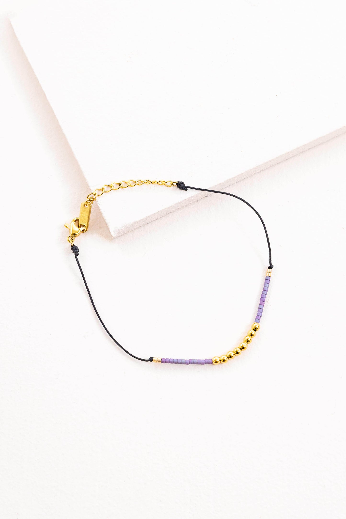 Brinn Bead Cord Bracelet (14K)