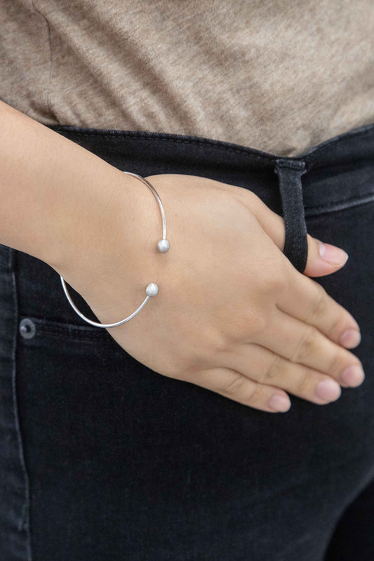 Brushed Sphere Cuff