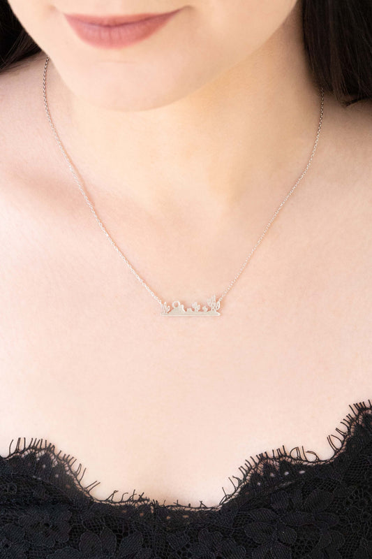 Desert Heat Necklace | Silver