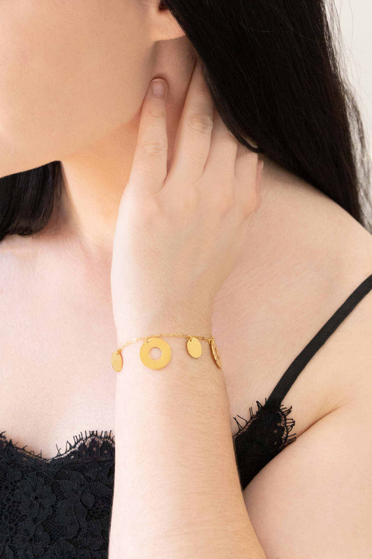 Keep Your Records On Bracelet (18K)