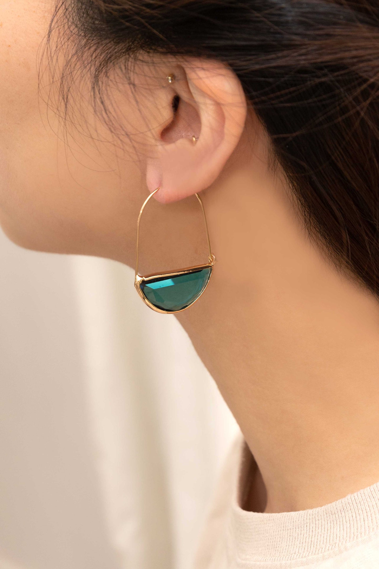 Glacier Hoop Earrings | Ocean