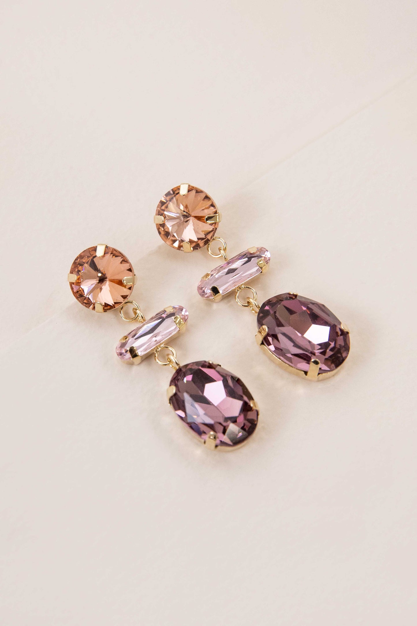 Lucille Drop Earrings | Blush