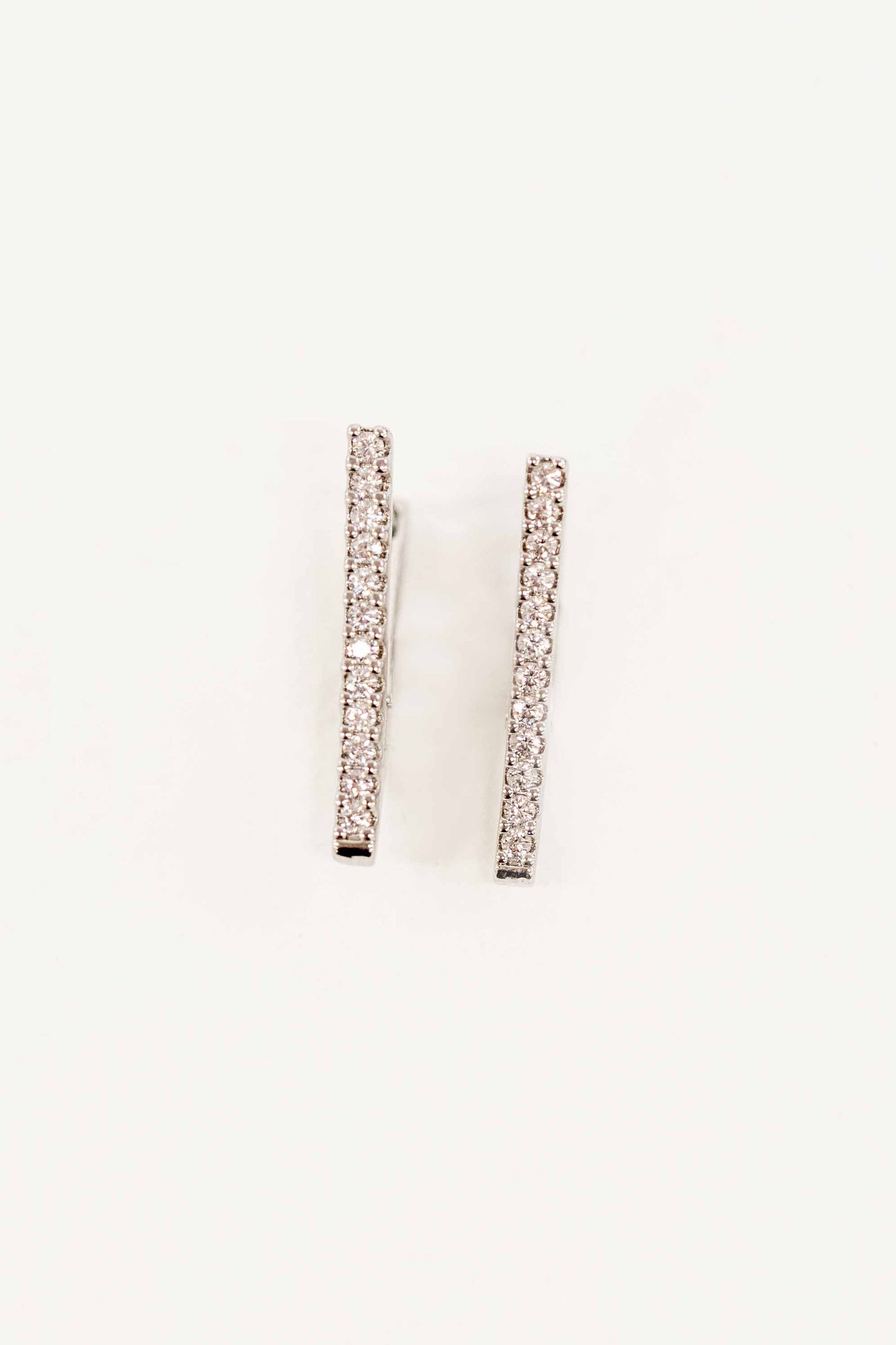 Edged Hoop Earrings | Silver