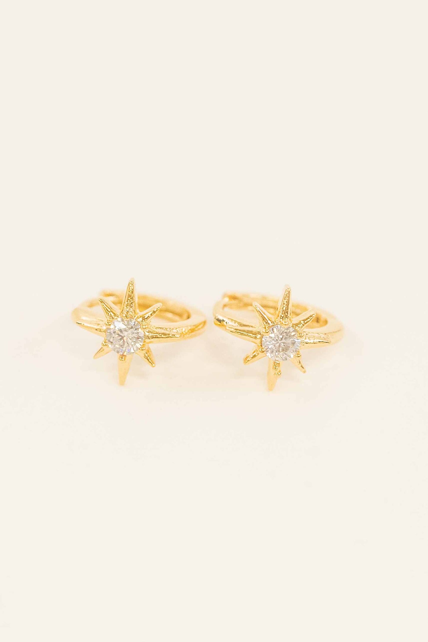 True North Hoop Earrings | Gold