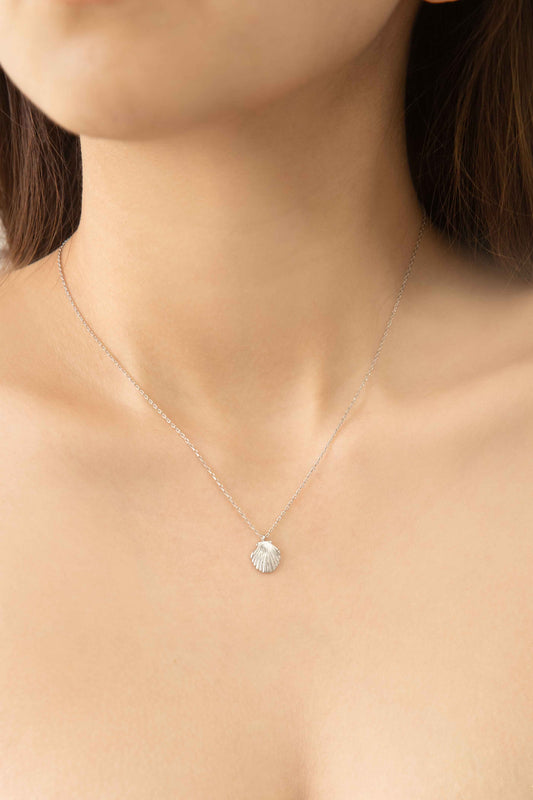 Shell Necklace | Silver