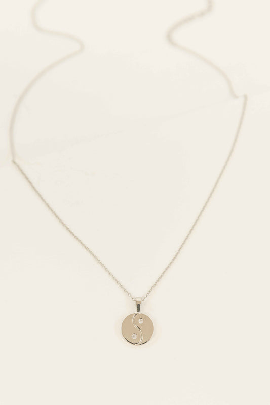 Yin Yang Necklace | Silver