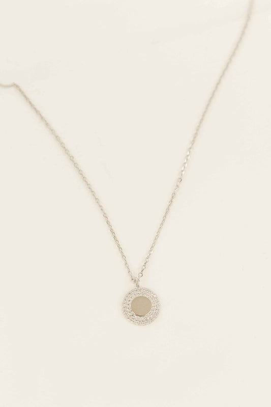 Halo Necklace | Silver