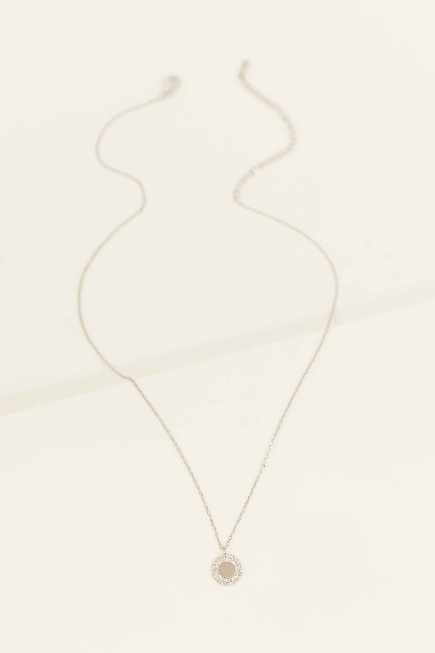 Halo Necklace | Silver