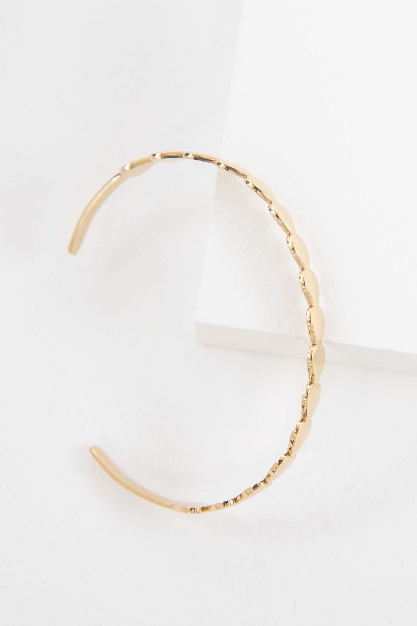 Spades Cuff Bracelet | Gold