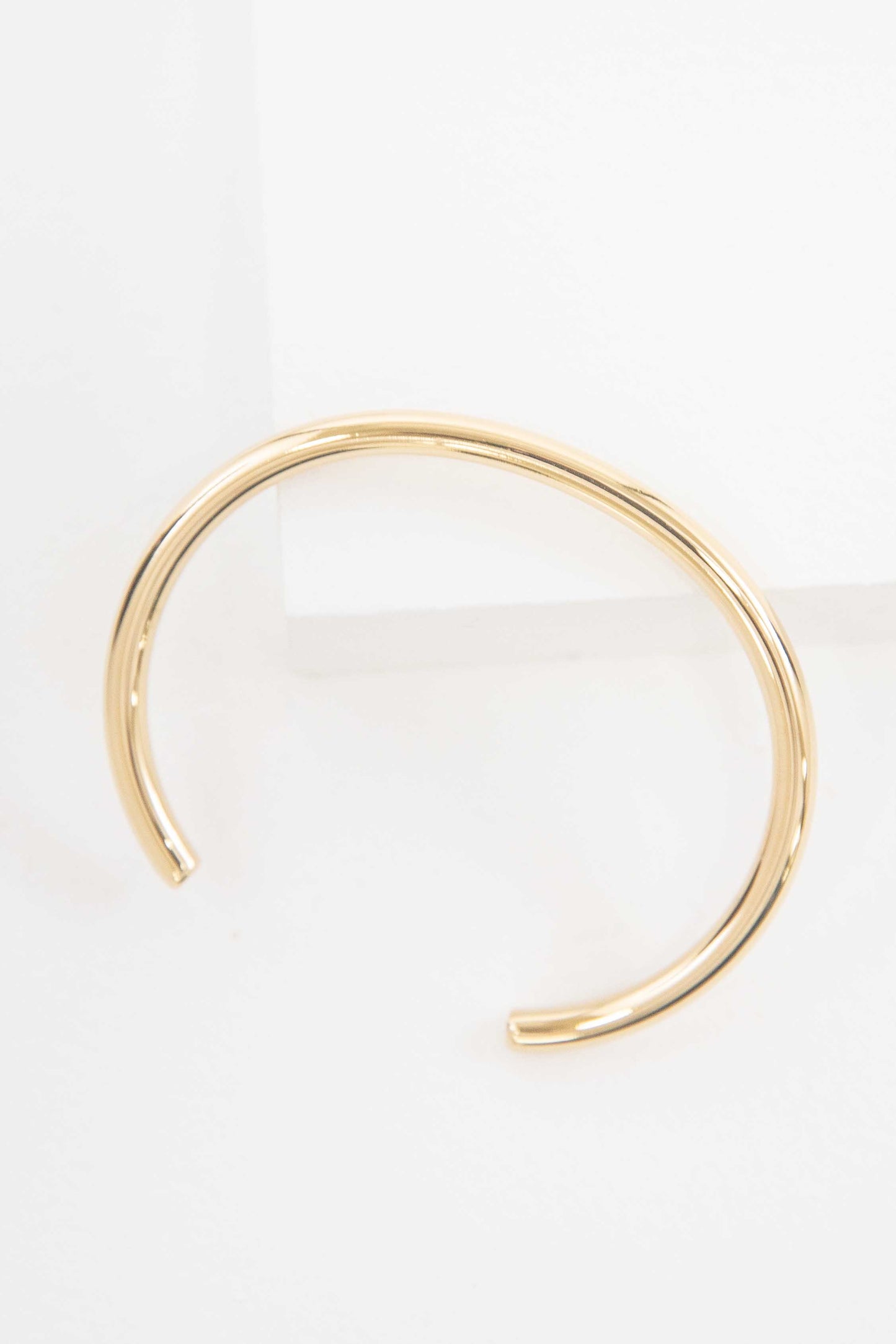 Solid Bar Cuff Bracelet | Gold