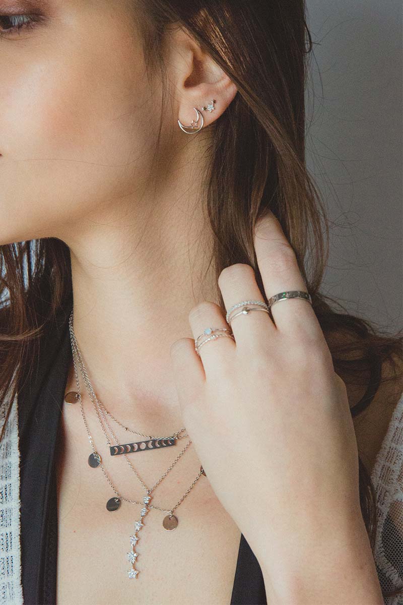 Celestial Unity Earrings | Silver (14K)