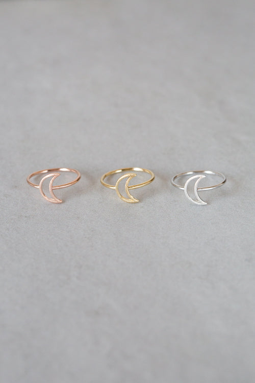 Crescent Moon Ring