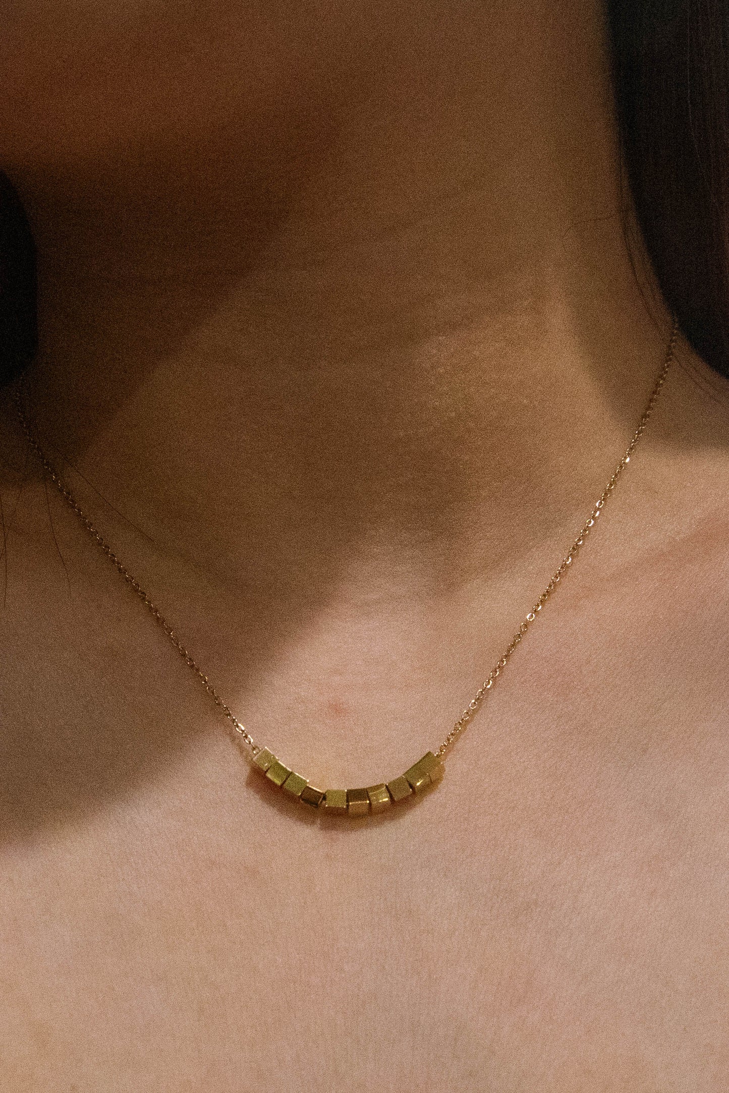 Cubed Necklace (14K)