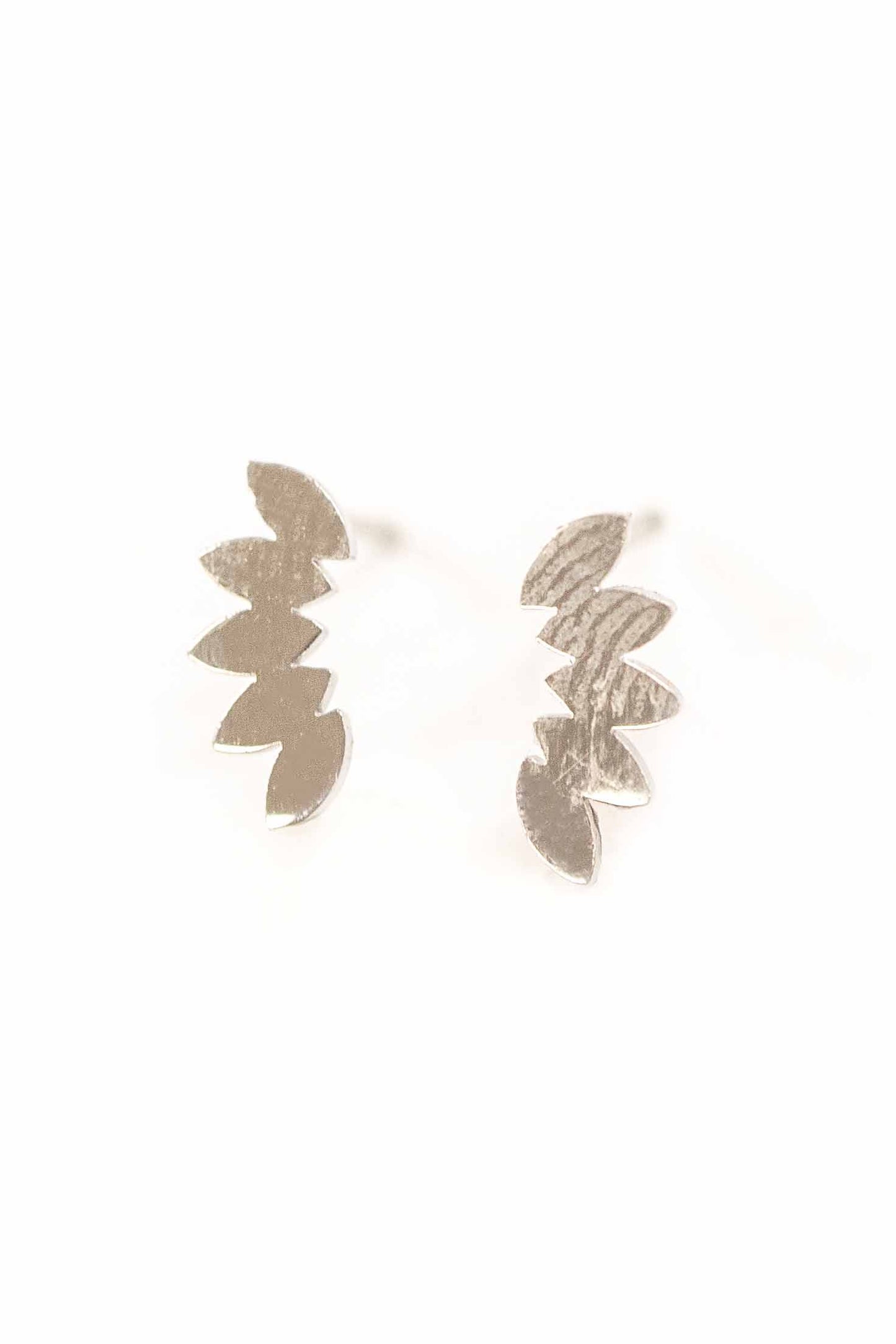 Floret Stud Earrings | Silver