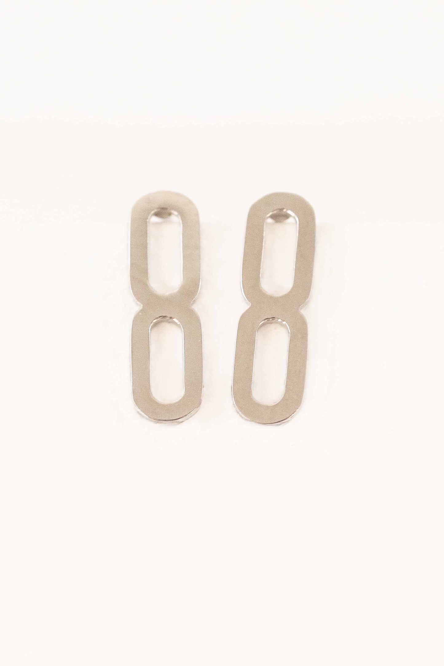 Connection Stud Earrings | Silver