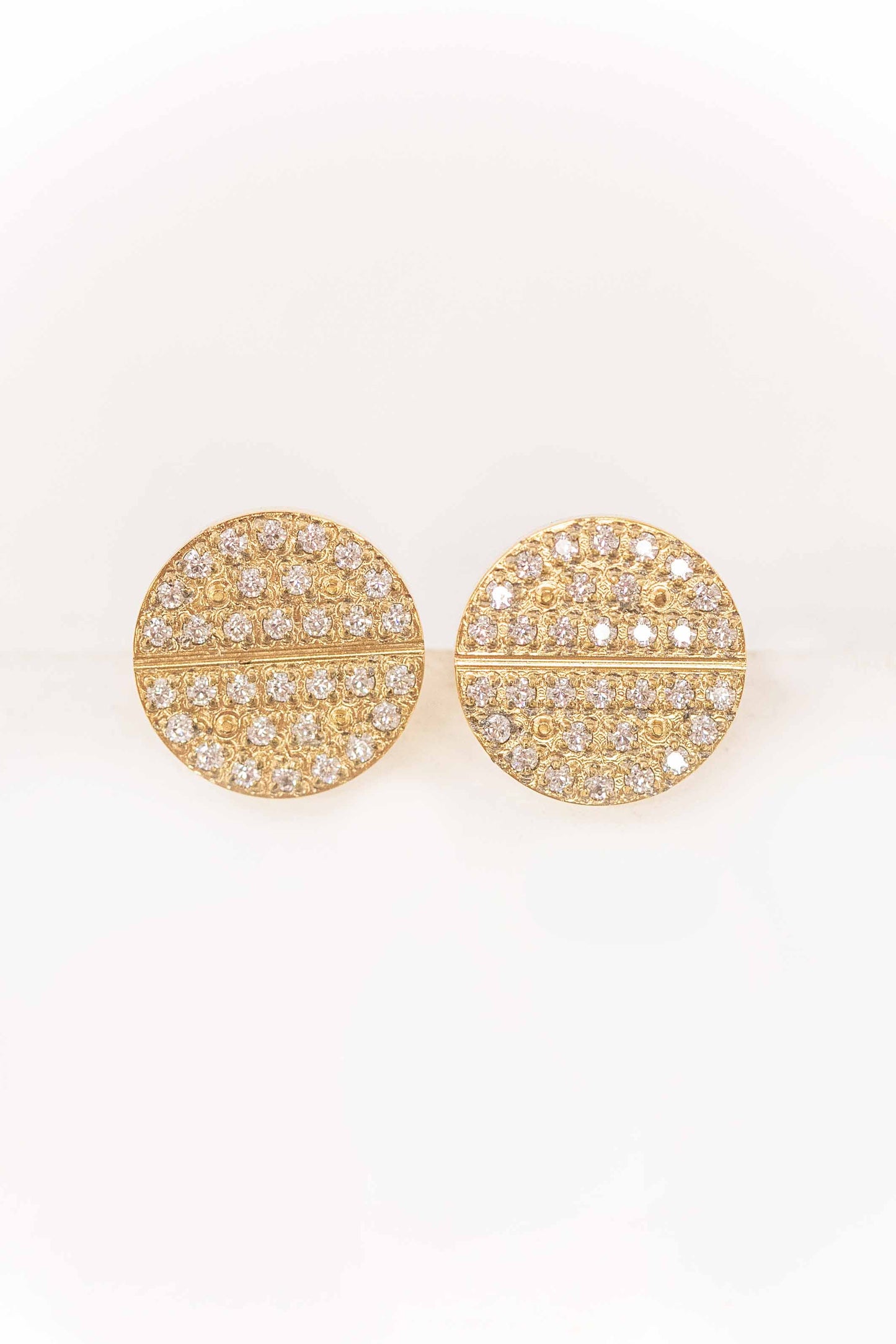 Cent Stud Earrings | Gold