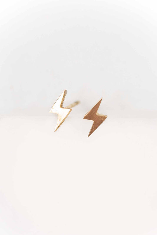 Shocker Stud Earrings | Gold