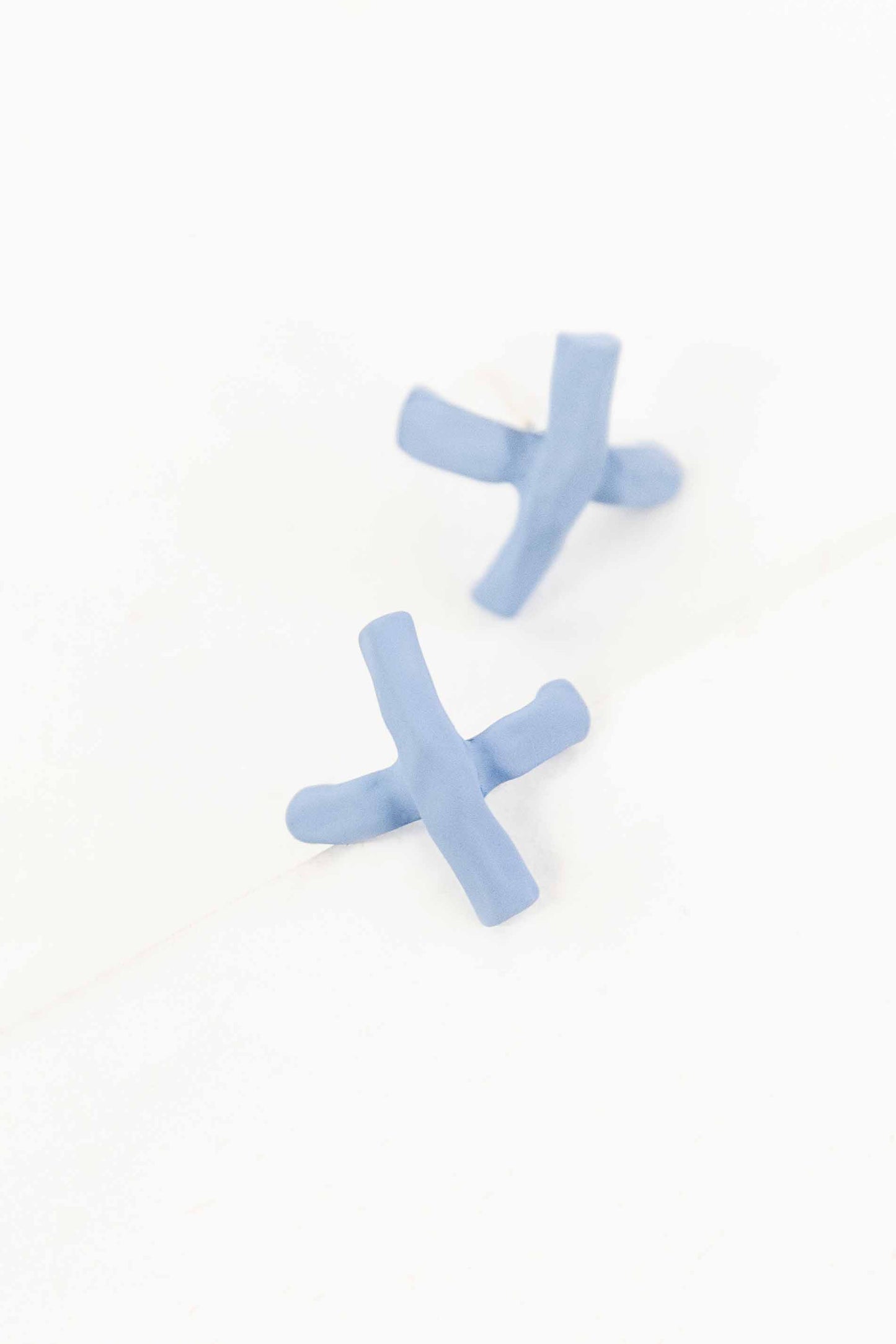 Tic Tac Toe Earrings | Blue