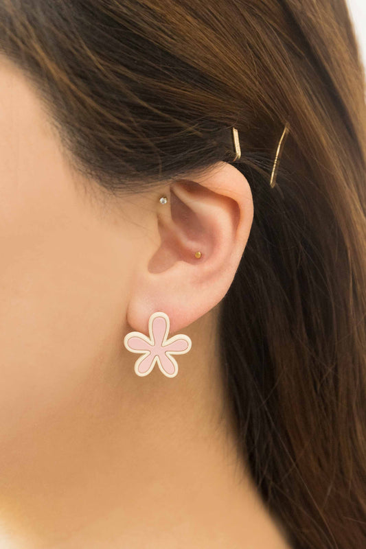 Flower Cloud Earrings | Pink