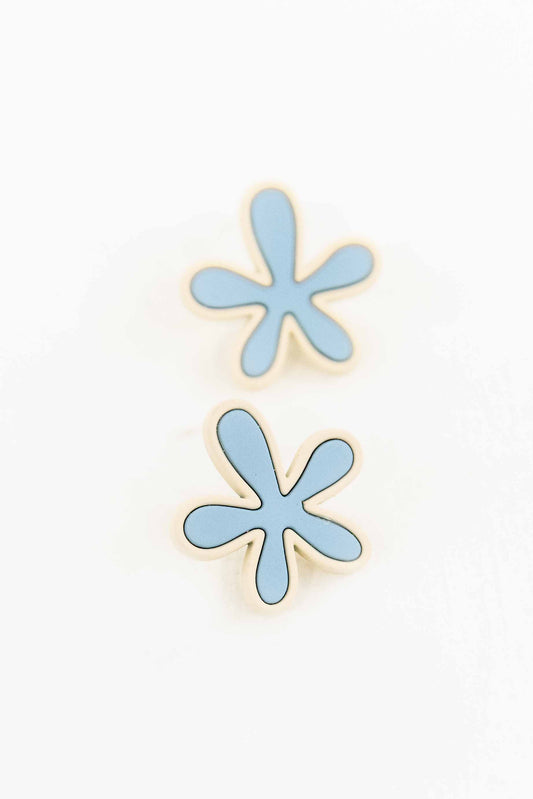 Flower Cloud Earrings | Blue