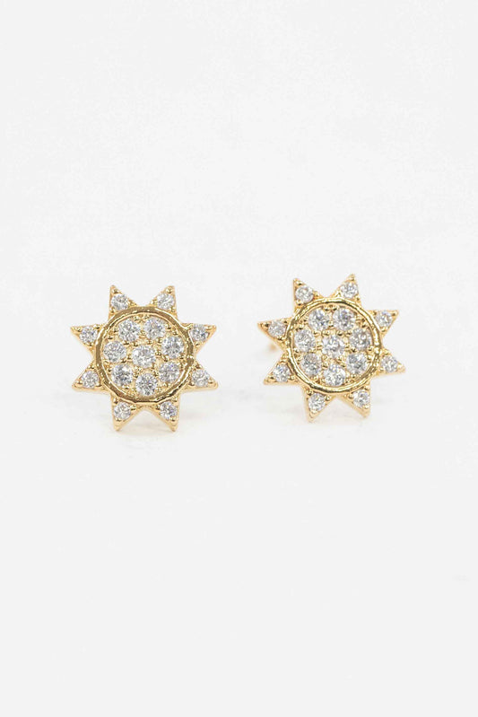 All is Bright Stud Earrings | Gold