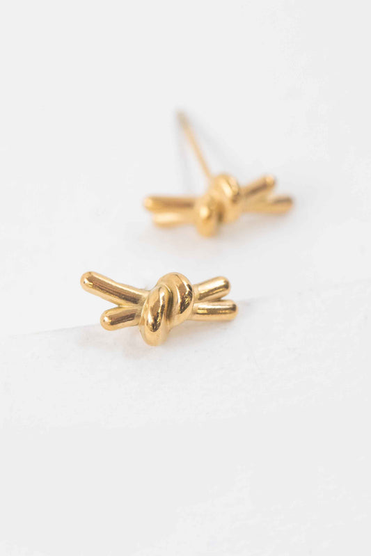 Close Knot Stud Earrings