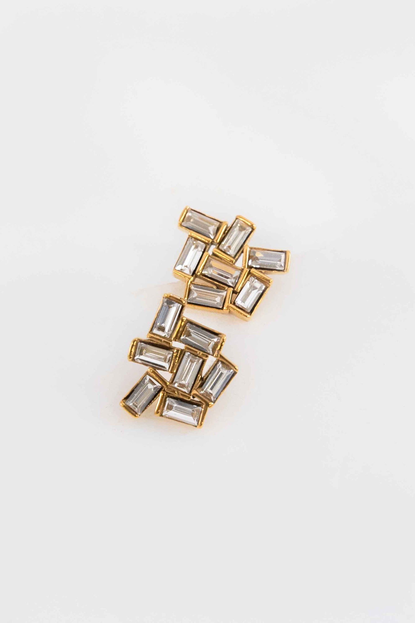 Collection of Stones Stud Earrings | Gold