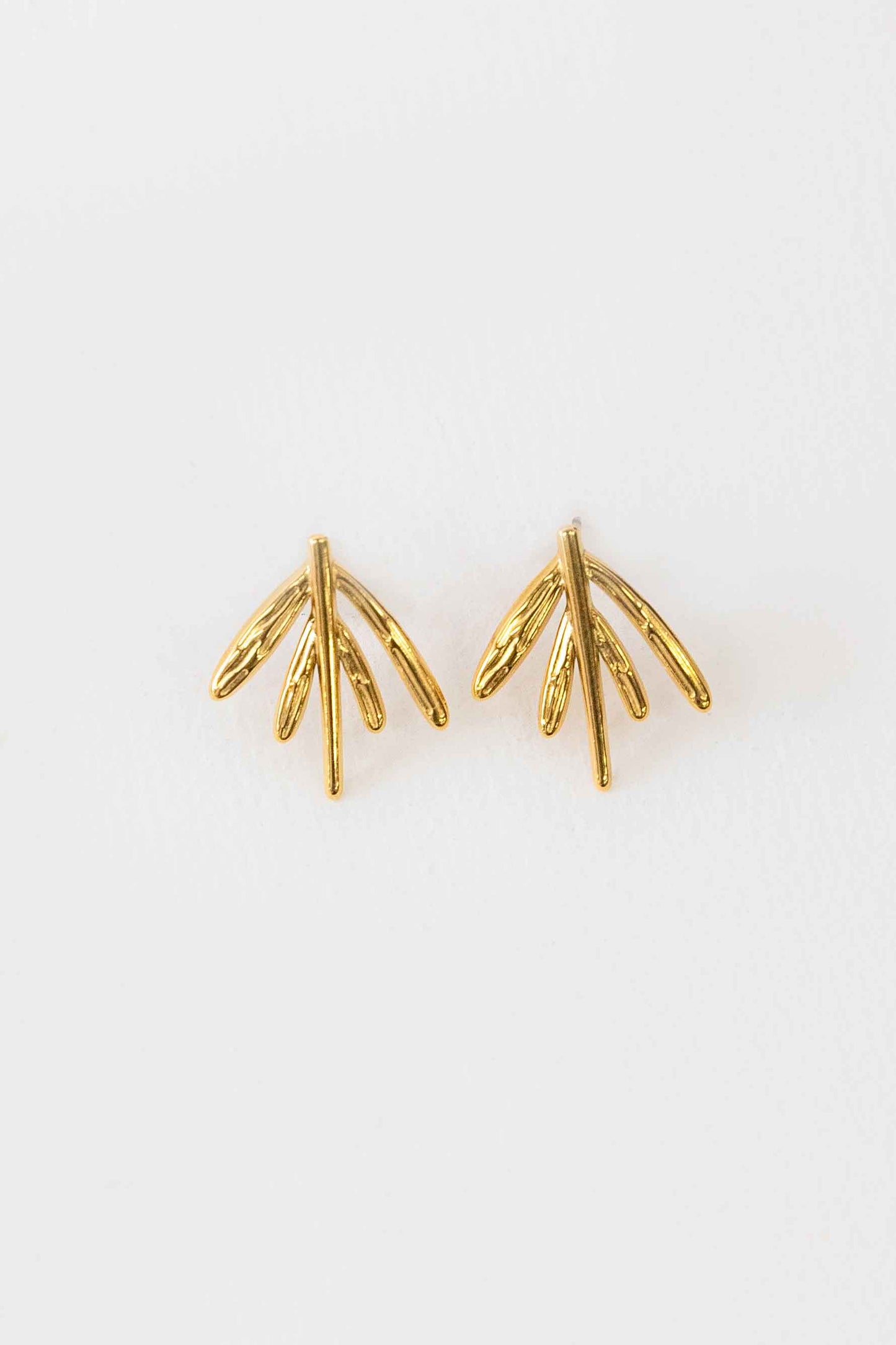 Branch Stud Earrings | Gold