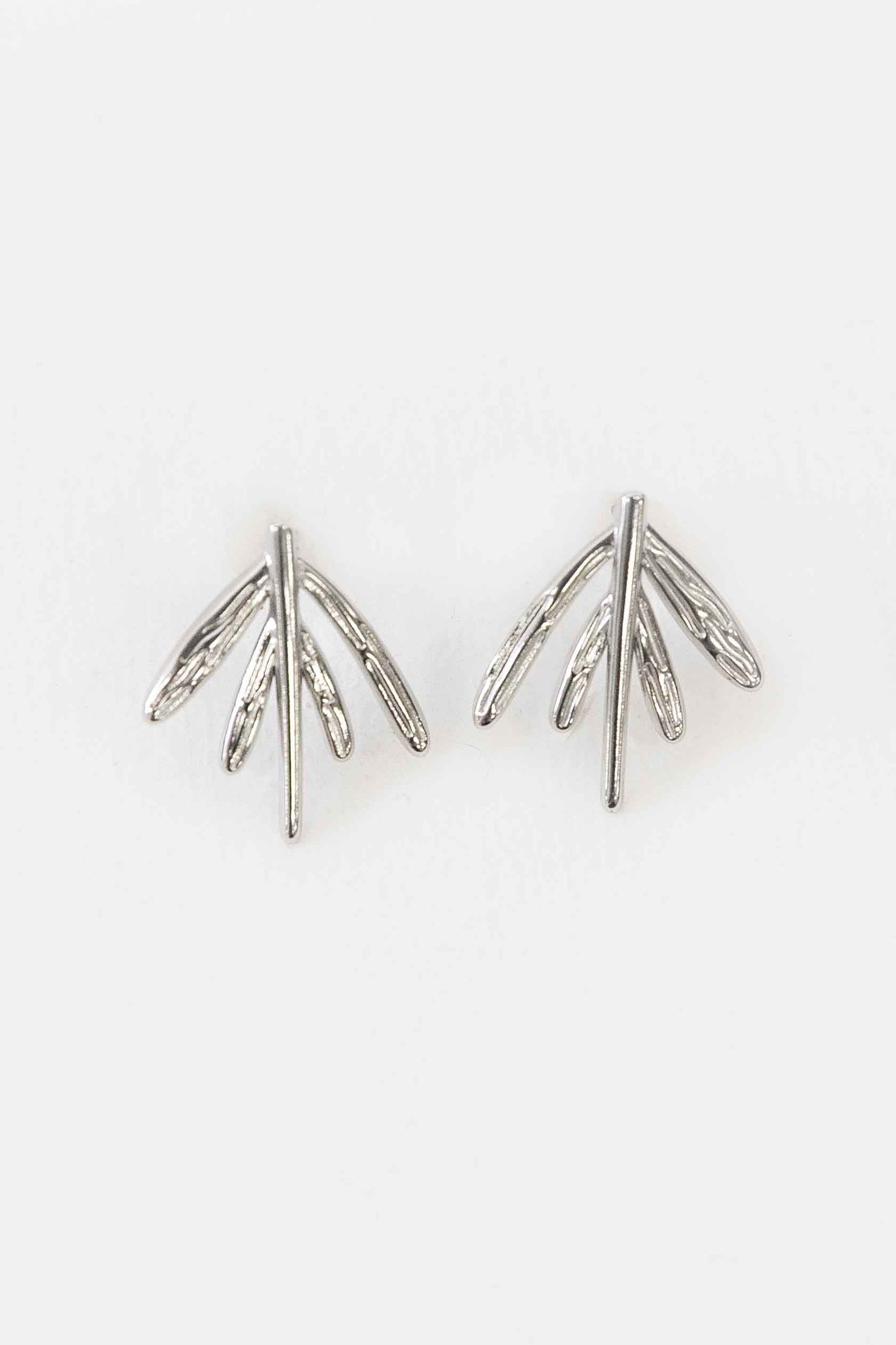 Branch Stud Earrings | Silver