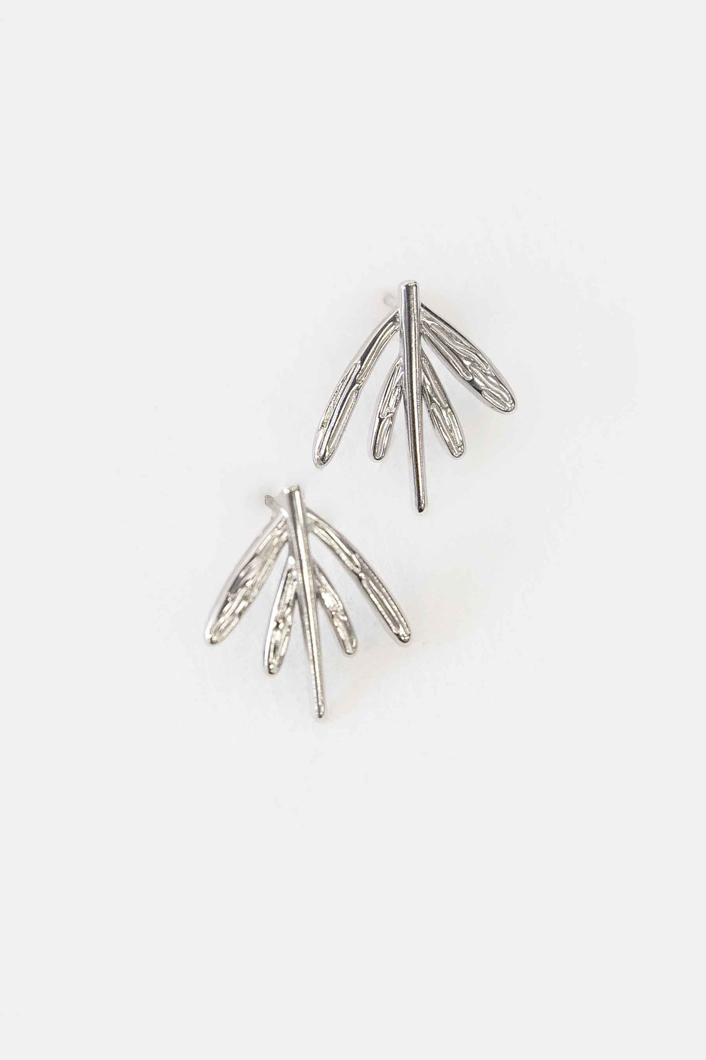 Branch Stud Earrings | Silver