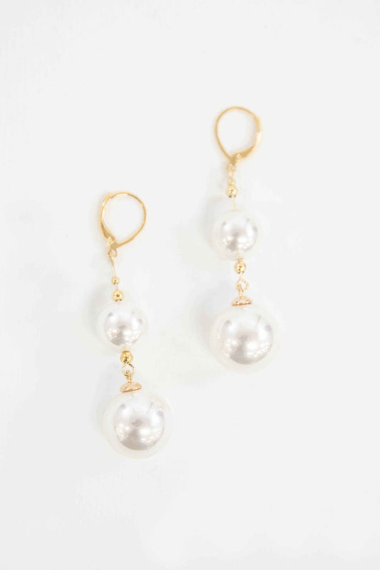 Sonata Pearl Hook Earrings