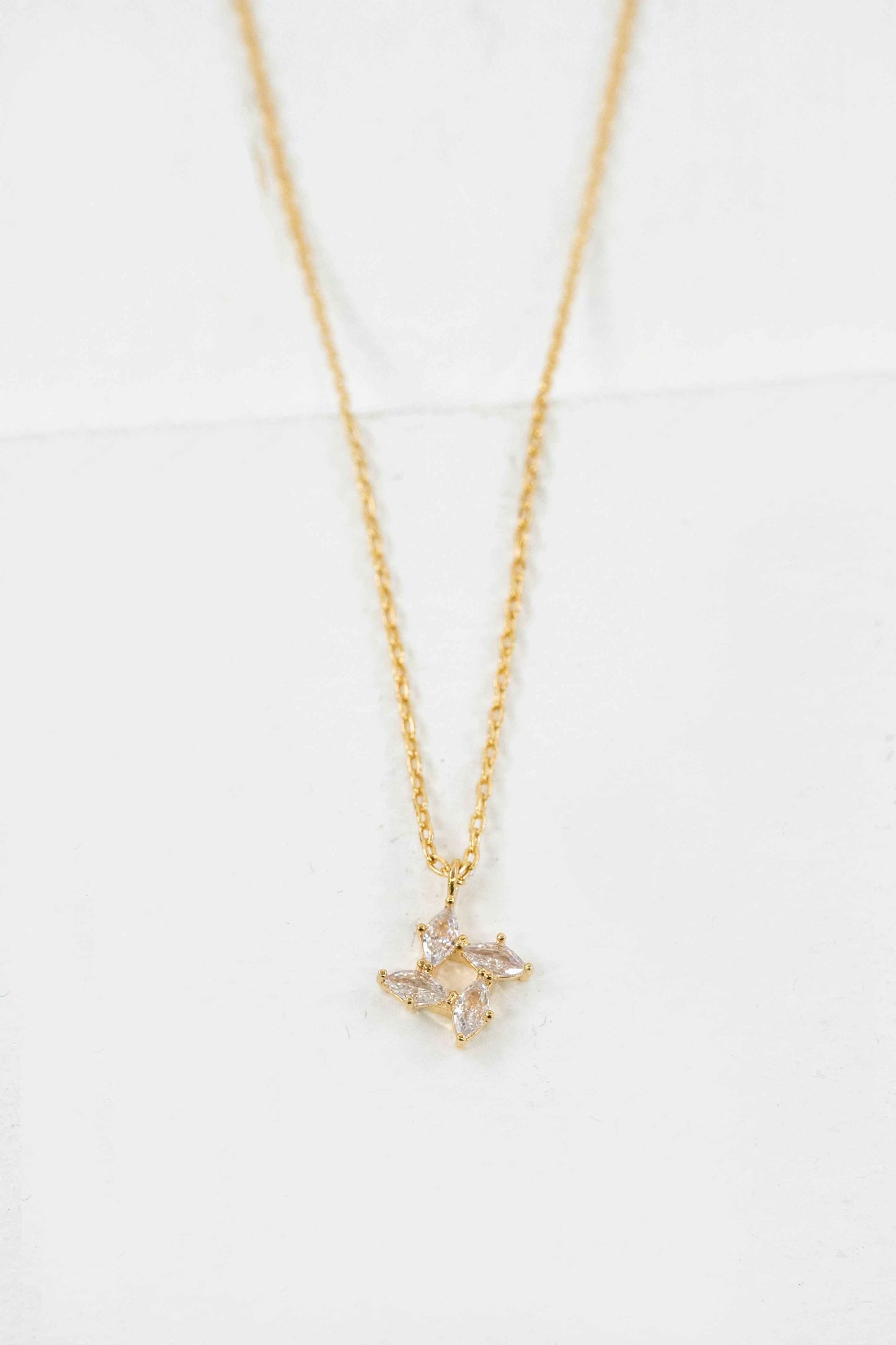 Windmill Charm Necklace | Gold